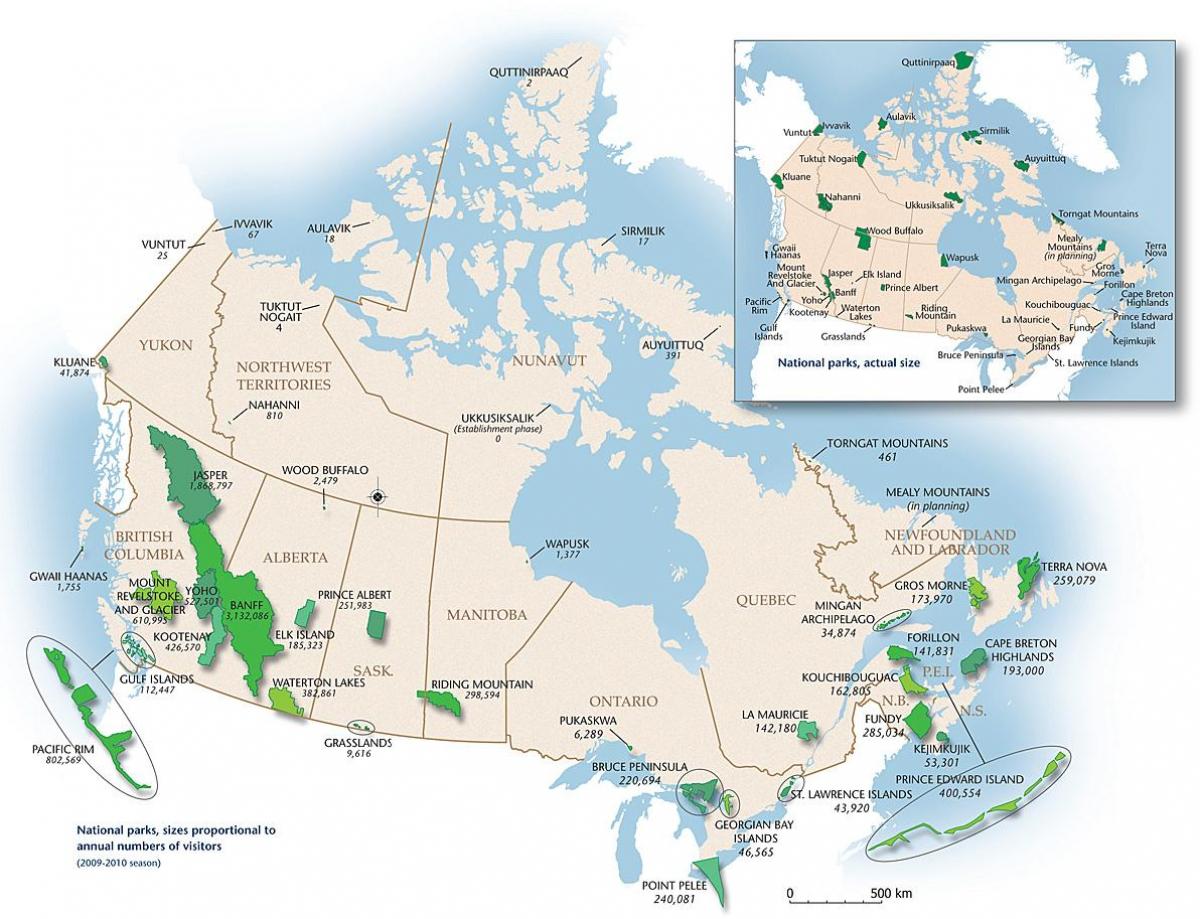 parkovi Kanadskog kartica